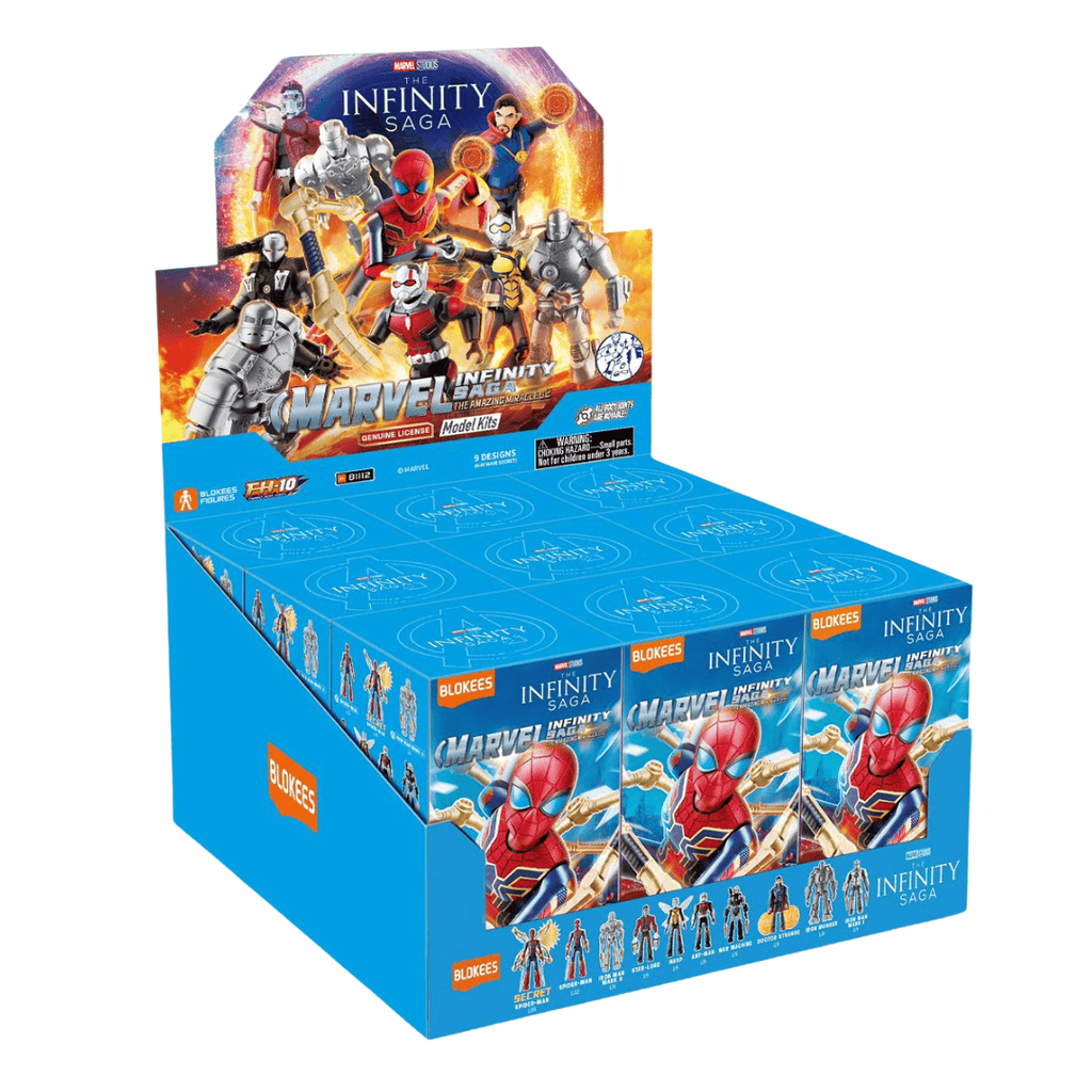 Model Kit Marvel Infinity Saga Blokees Figures - Galaxy Version The Amazing Miracle (Box of 9)