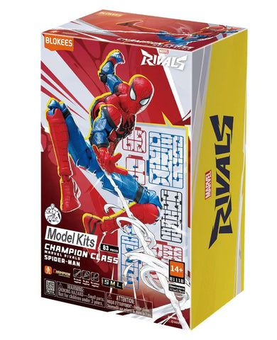 Model Kit Marvel Rivals Spider-Man Blokees Model Kit - Champion Class 06