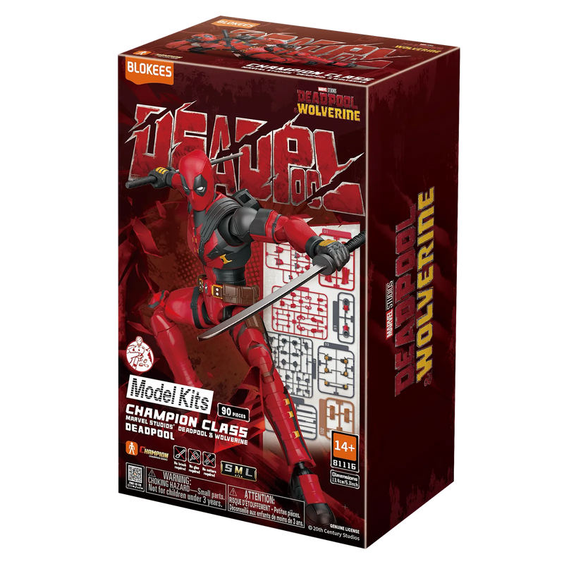 Model Kit Marvel Studios Deadpool Champion Class Model Kit - Blokees