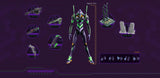 Model Kit Neon Genesis Evangelion Evangelion Test Type-01 Blokees Action Edition Figure