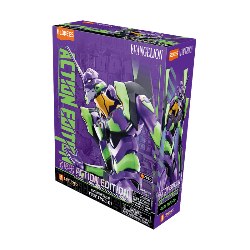 Model Kit Neon Genesis Evangelion Evangelion Test Type-01 Blokees Action Edition Figure