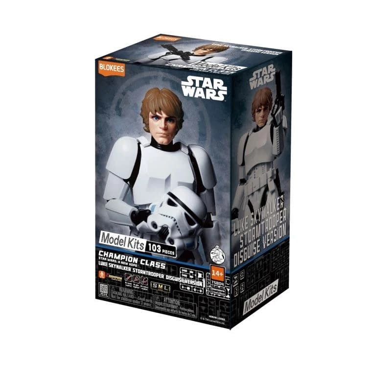 Model Kit Star Wars Episode IV: A New Hope Luke Skywalker Stormtrooper Disguise Version Model Kit - CC04 Series