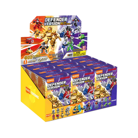 Model Kit Transformers - Blokees Defender Version 02 The Overthrow Collectible Construction Set (Box of 12)
