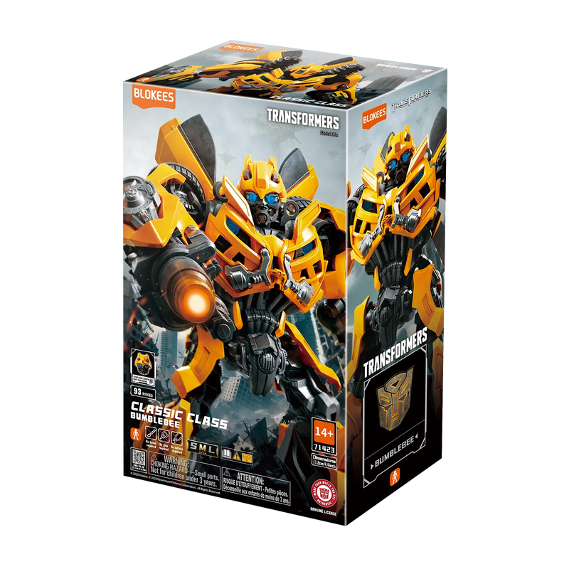 Model Kit Transformers Bumblebee Model Kit - Classic Class Movie 3 with Luminous Eyes & Chest