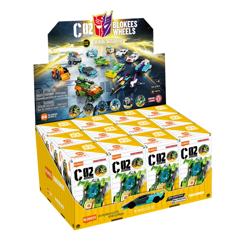 Model Kit Transformers C02 Wreck'n'Rule Blokees Wheels - Box of 12