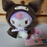 Kuromi Poncho Plush Dressing up Costume Toy Doll 15cm by Furyu.