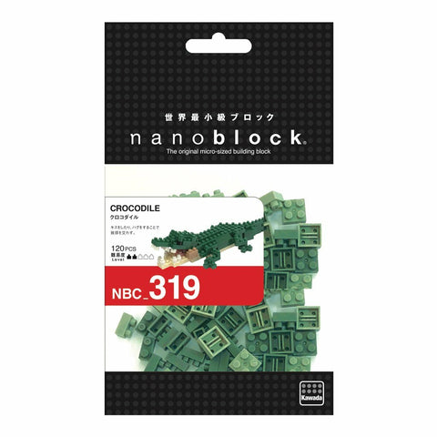 Nanoblock Nanoblock Crocodile NBC-319 Micro Building Block Set