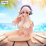 FuRyu - Super Sonico - Super Sonico Noodle Stopper Figure - White Bikini Ver.