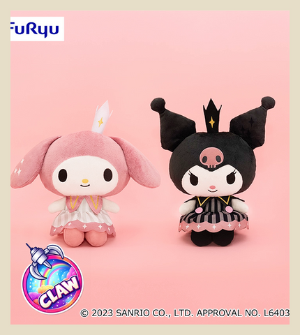 🕹️Paw Game - My Melody Kuromi Antique Queen Big Plush Toy