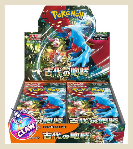 🕹️Paw Game - Pokemon CG Scarlet & Violet Expansion Pack - Ancient Roar Booster Japanese