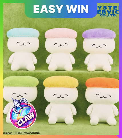 🕹️Paw Game - Colorful Sushi People Big Plush