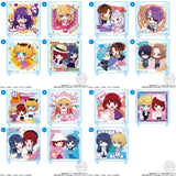OSHI NO KO Chibi Character Acrylic Oshinoko 2 set of 10 by Bandai on display