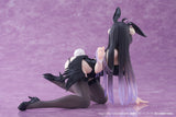 OVERLORD Albedo Bunny Ver. Desktop Cute Figure, showcasing the full figure in a studio setting with a clear view and good lighting
