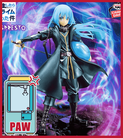 Paw Machine 🕹️Paw Game - Authentic That Time I got Reincarnated as a Slime Figures