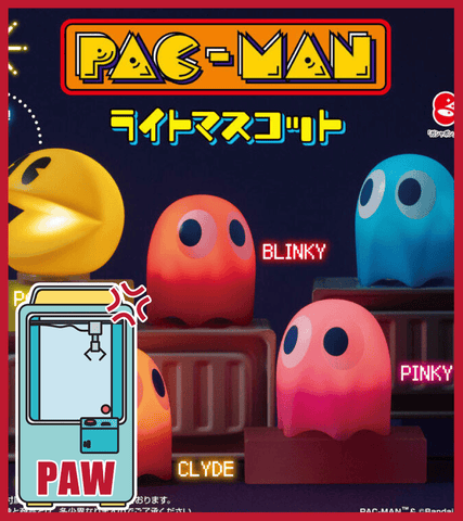Paw Machine 🕹️Paw Game - Glowing Pac Man and Ghost Gang Light Mascots