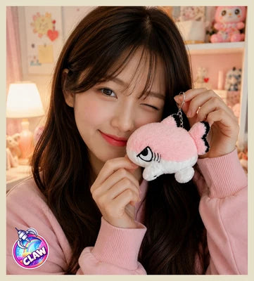 🕹️Paw Game - Sharkitty Plush Keychain
