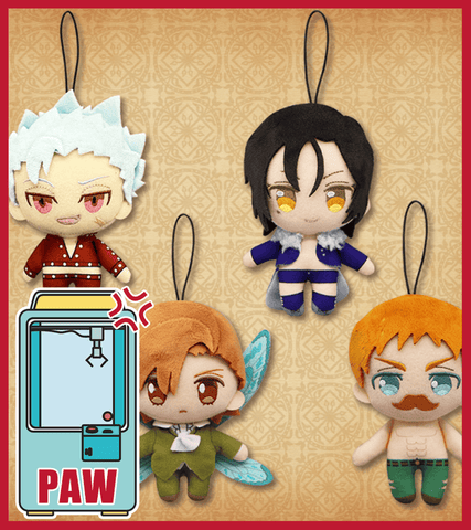 Paw Machine 🕹️Paw Game - The Seven Deadly Sins Plushies VOL.2