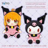 Plush Cardcaptor Sakura X Sanrio Characters Original Plush Toy - Kinomoto Sakura & Kuromi (8 Inches)