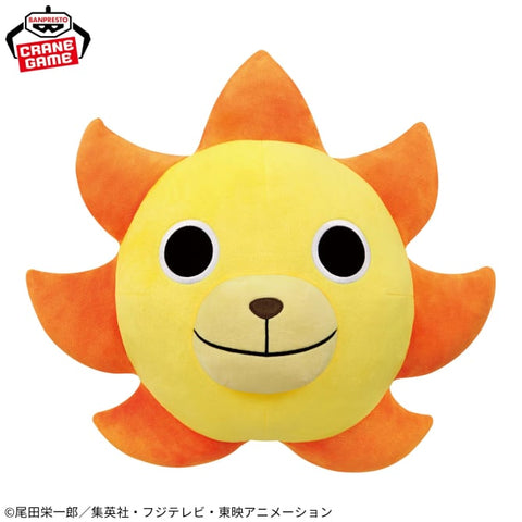 Plush One Piece Mecha Mofugutto Stuffed Toy - Thousand Sunny Bow - 47cm