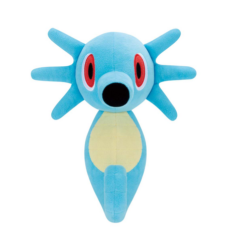 Plush Pokemon Horsea Mofugut Plush - 11 Inches