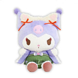 Plush Sanrio Characters Mofu Ear Retro Lolita Doll Big - Hello Kitty, My Melody and Kuromi (6 Inches)