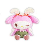 Plush Sanrio Characters Mofu Ear Retro Lolita Doll Big - Hello Kitty, My Melody and Kuromi (6 Inches)