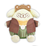 Plush Sanrio Characters Mofu Ear Retro Lolita Doll Big Type 2 - Hangyodon, Cinnamoroll and Pompompurin (11 Inches)