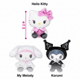 Plush Sanrio Characters Moonlit Pitarest Plush - My Melody, Hello Kitty and Korumi (5 Inches)