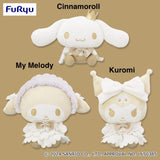 Plush Sanrio Characters Royal Milk Princess Plush - My Melody, Kuromi and Cinnamoroll (7 Inches)
