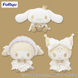 Plush Sanrio Characters Royal Milk Princess Plush - My Melody, Kuromi and Cinnamoroll (7 Inches)