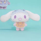 Plush Sanrio Characters Sugar Party Friends Bib Plush - Kuromi, My Melody and Cinnamoroll (5 Inches)