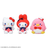Plush Sanrio Characters Yurukawa Plush Lovely Cherry - Hello Kitty, My Melody and Tuxedo Sam (6 Inches)