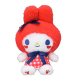Plush Sanrio Characters Yurukawa Plush Lovely Cherry - Hello Kitty, My Melody and Tuxedo Sam (6 Inches)