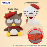 Plush Sanrio Favorite Scarf BIG Plush Toy - Badtz-Maru & Good Hanamaru (10 Inches)