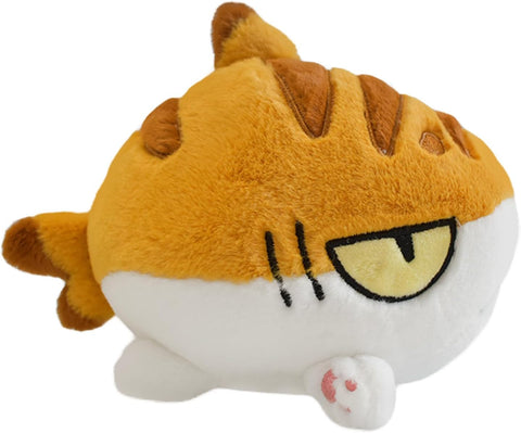 Plush Sharkitty Shark Cat Cub Series Plush - Big Orange 20cm