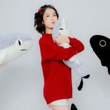 Plush Sharkitty Shark Cat Plush Doll - 70cm