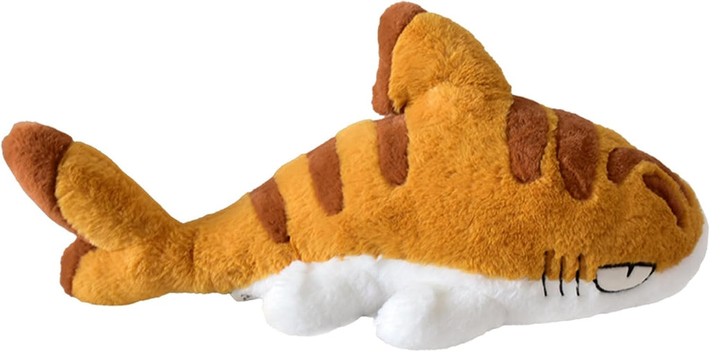 Plush Sharkitty Shark Cat Plush Doll - Big Orange Shark Cat 50cm