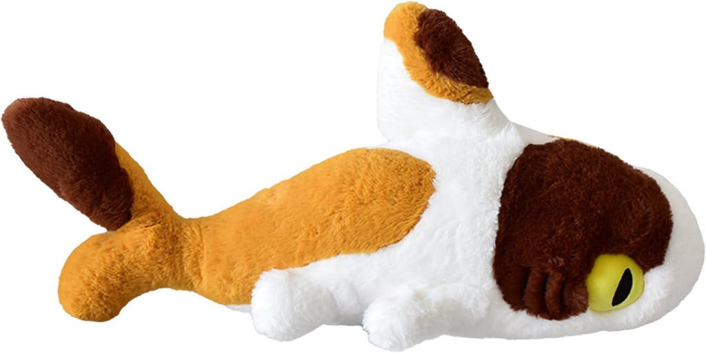 Plush Sharkitty Three Flowered Shark Cat Plush Doll - 50cm