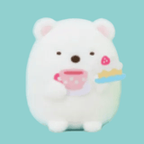 Plush Sumikko Gurashi Shirokuma Korotto Plush - Polar Bear, Penguin, Tonkatsu, Cat and Lizard (8 Inches)