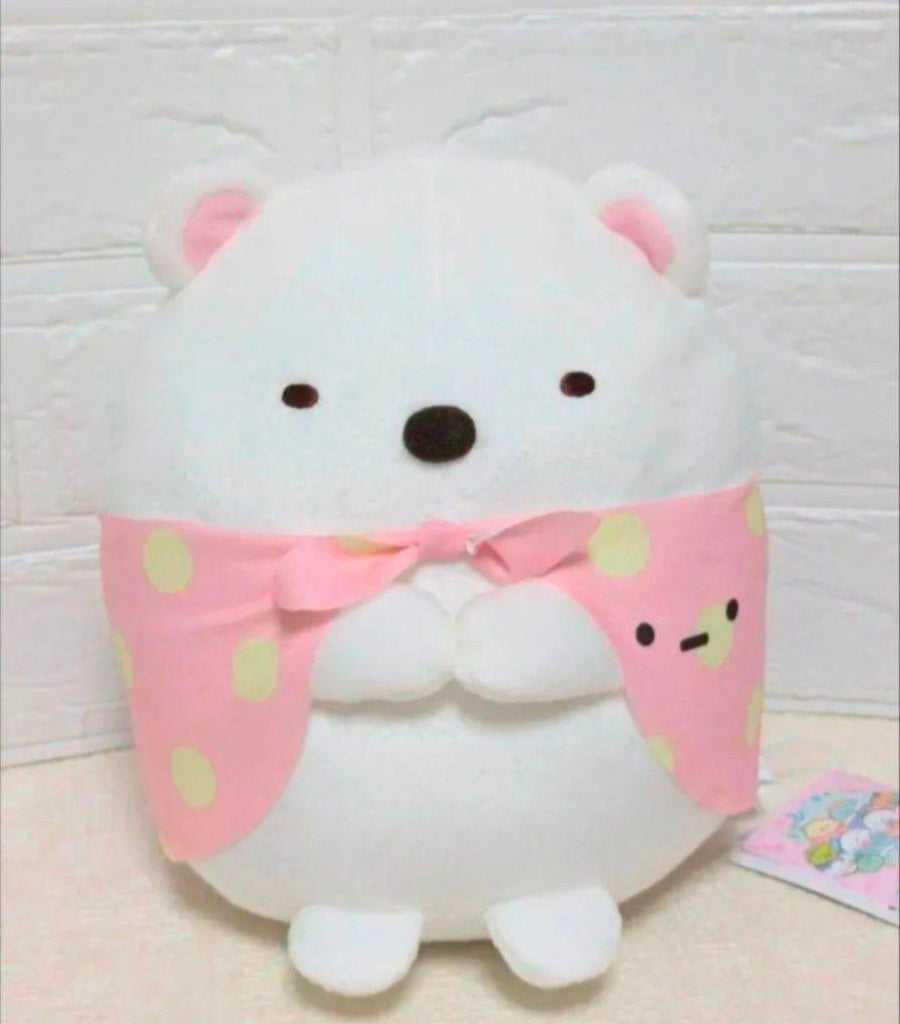 Plush Sumikkogurashi Polar Bear's Hometown Korotto Plush Toy - Polar Bear Sibling