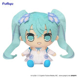 Plush Vocaloid Hatsune Miku Kyurumaru Big Plushie - Nemophila Ver (12 Inches)