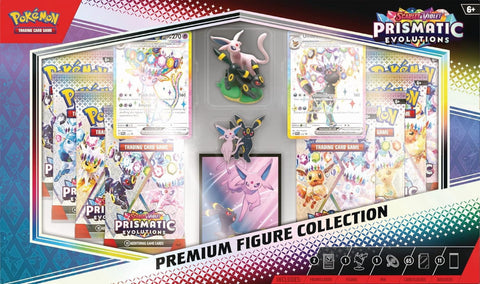 Pokemon Trading Card Games SV 8.5 Prismatic Evolutions Premium Figure Collection on a clean background