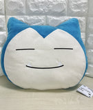 Pokémon Snorlax Big Face Backpack Plush doll, featuring the official Banpresto logo, showcased in clear resolution and professional lighting.