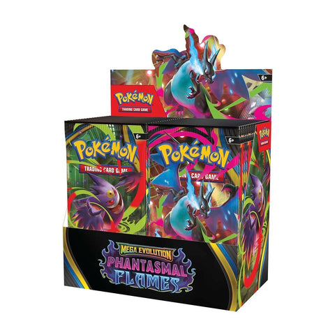 Pokémon TCG: Mega Evolution-Phantasmal Flames Booster Display Box (36 Packs) - official stock image