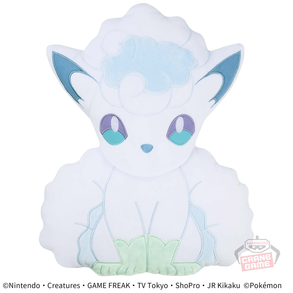 Pokemon Vulpix Alola Form Plush Cushion - 10 Inches