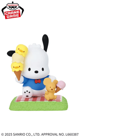 Prize Figures Banpresto - Sanrio Characters Nakayoshi Memories Vol.2 - Pochacco & Hangyodon- (A:Pochacco)