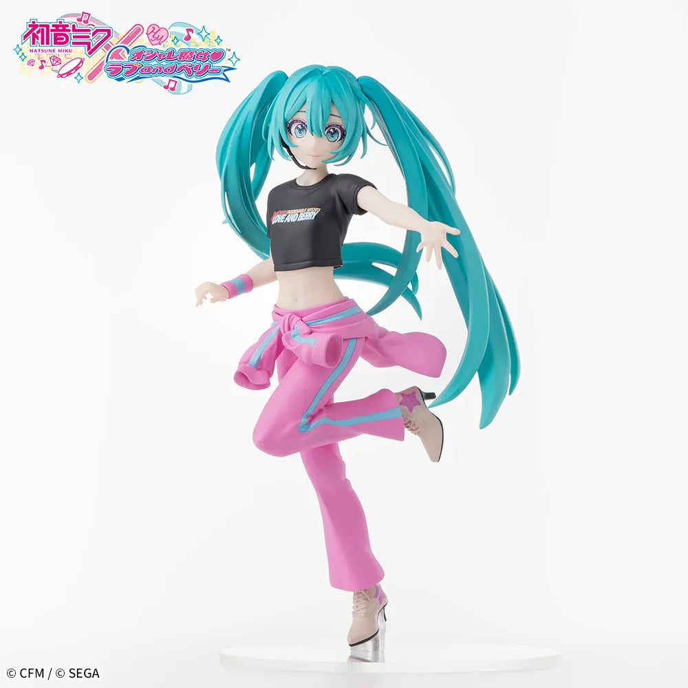 Prize Figures Sega - Hatsune Miku x Oshare Majo Love and Berry - Hatsune Miku Berry Outfit Ver. Desktop x Decorate Collections Figure