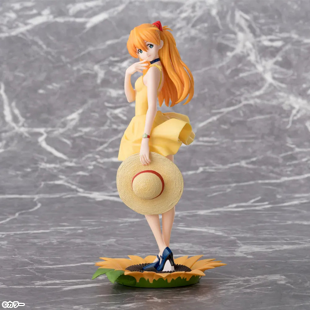 Prize Figures Sega-Neon Genesis Evangelion – Luminasta: Asuka Summer Dress Ver. 2 (with Sunflower Base)