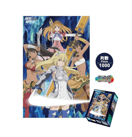 Puzzles & Games Is It Wrong to Try to Pick Up Girls in a Dungeon - Ais Wallenstein 1000pcs Puzzle Set