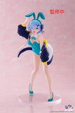 RE:ZERO − Starting Life in Another World − Coreful Figure Rem Jumper Bunny Ver. Renewal showing the full figure in a detailed, clear, and well-lit manner.
